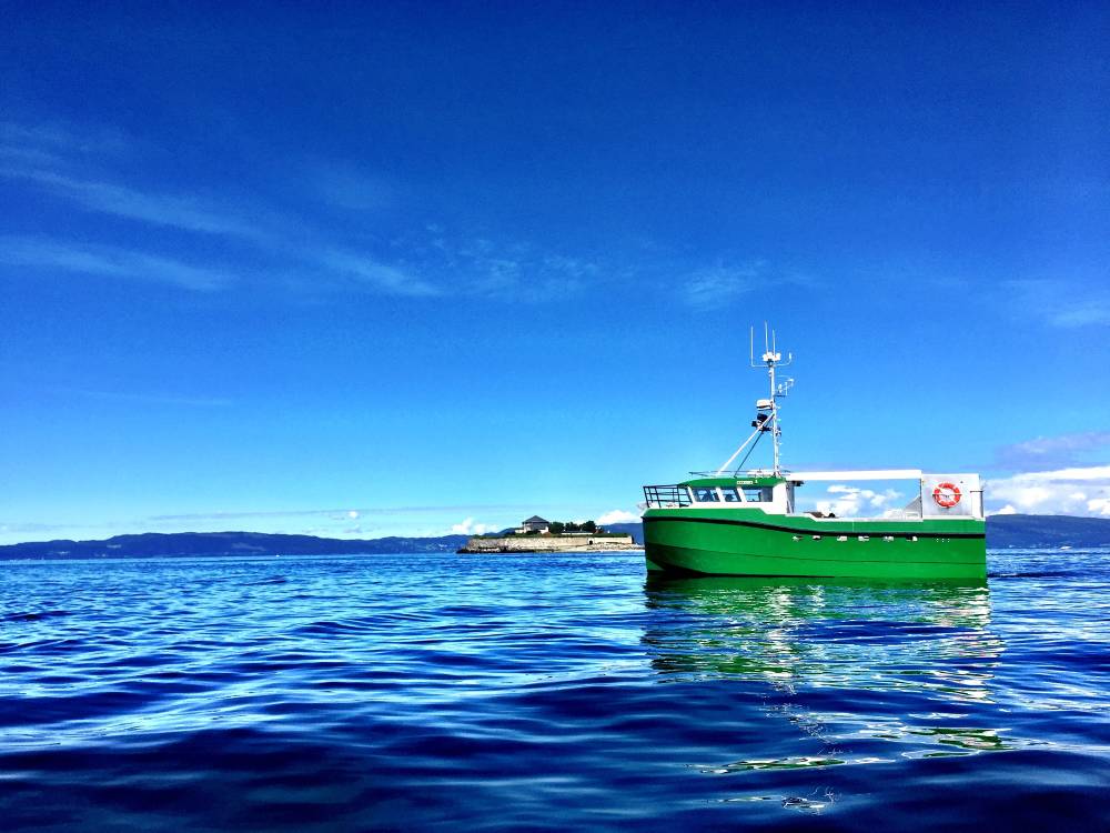 Verdens første elektriske fiskebåt.