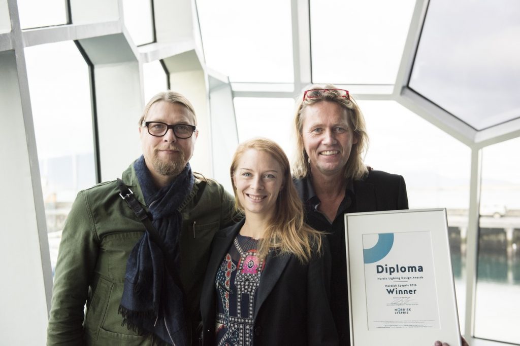Fra venstre: Kai Piippo, Helga Iselin Wåseth og Morten Jensen. Foto: Lyskultur