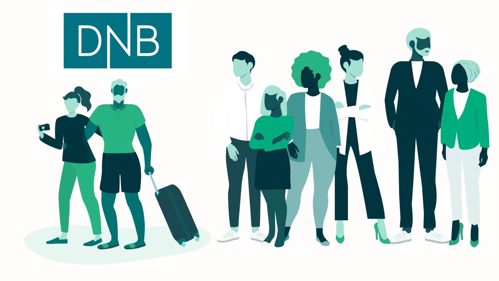 AI lager illustrasjoner i DNBstil Innomag.no